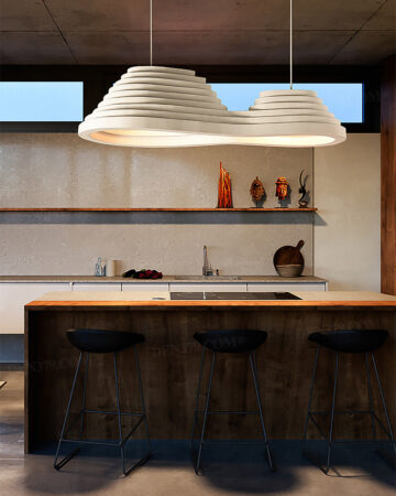 Đèn thả trang trí bàn ăn phong cách Wabi-sabi 65199