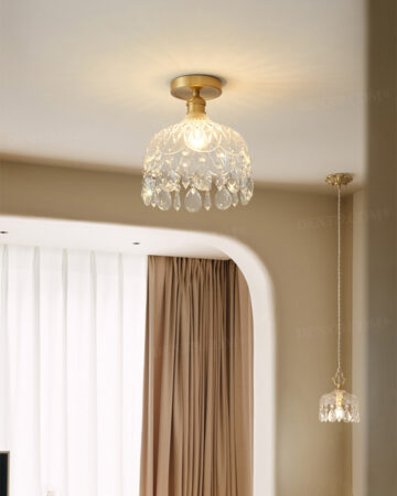 Đèn ốp trần thủy tinh trang trí ban công, hành lang 67223