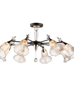 Đèn chùm trang trí thủy tinh 8 bóng VR20183