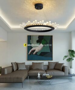 Đèn thả trang trí vòng tròn pha lê cao cấp VIRGO V1228/600