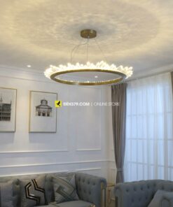 Đèn thả trang trí vòng tròn pha lê cao cấp VIRGO V1229/100