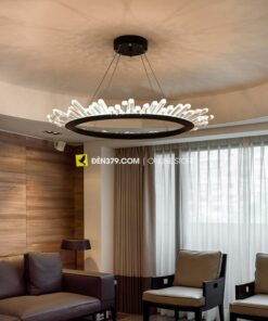 Đèn thả trang trí vòng tròn pha lê cao cấp VIRGO V1229