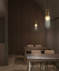 ĐÈN thả trang trí thủy tinh hiện đại