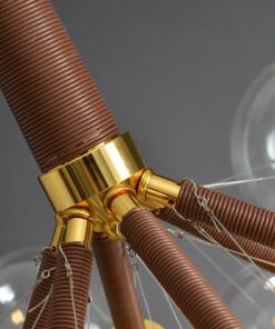 Đèn chùm trang trí bong bóng thủy tinh trong suốt