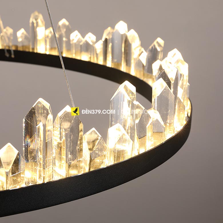 VIRGO V1228/120 | Đèn thả trang trí vòng tròn pha lê cao cấp