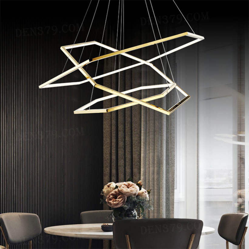 Đèn thả LED thân vàng bóng cao cấp 83884