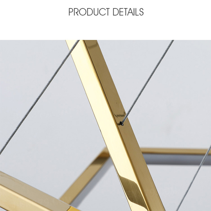 Đèn thả LED thân vàng bóng cao cấp 83884