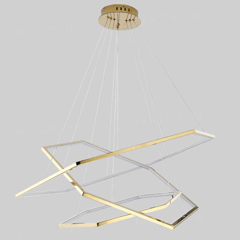 Đèn thả LED thân vàng bóng cao cấp 83884