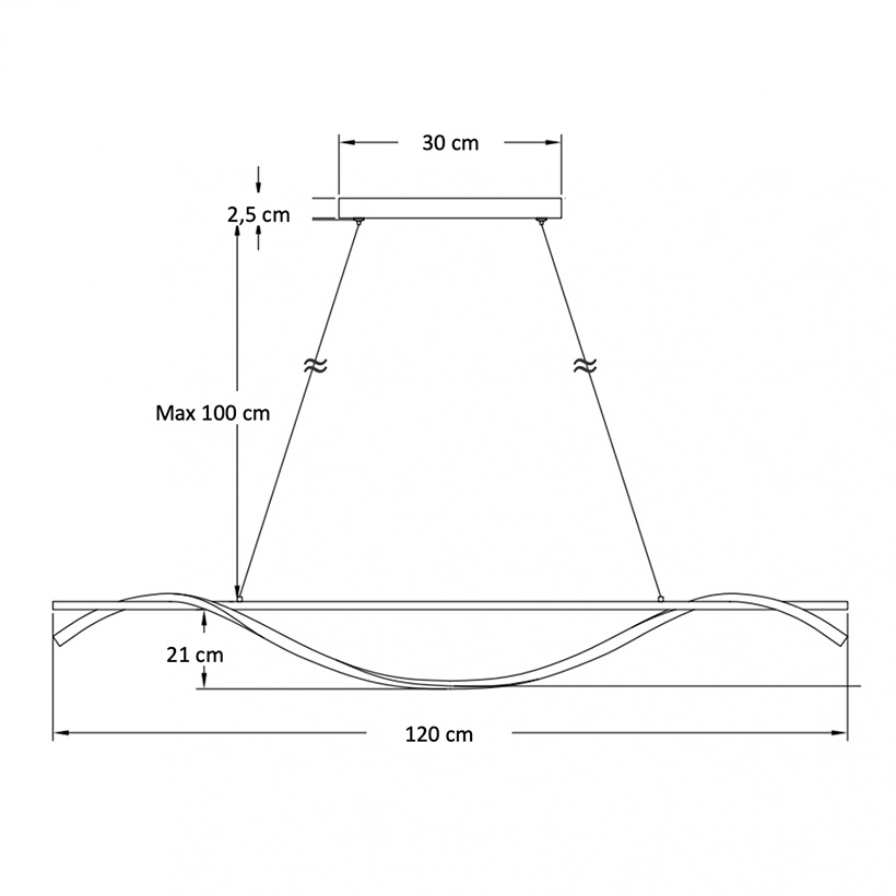 Đèn thả trang trí 83929