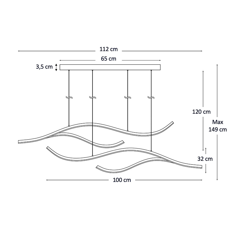 Đèn thả trang trí 83935