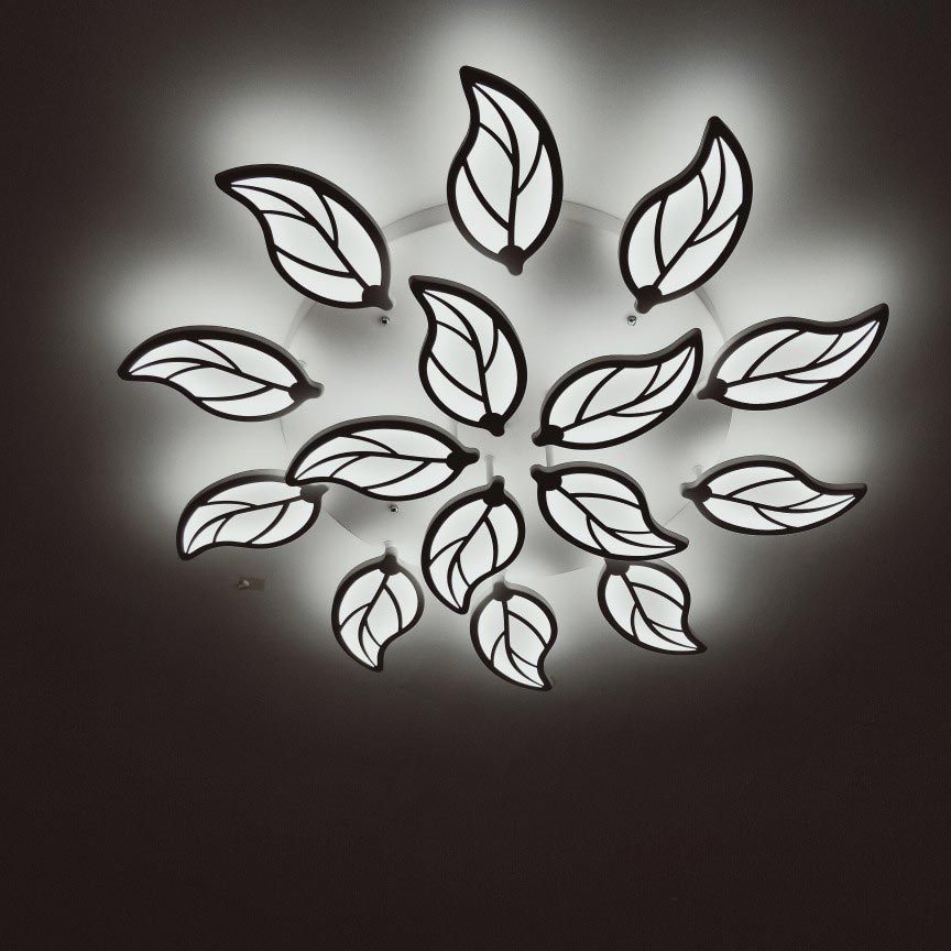 Đèn mâm LED ốp trần Chiếc Lá