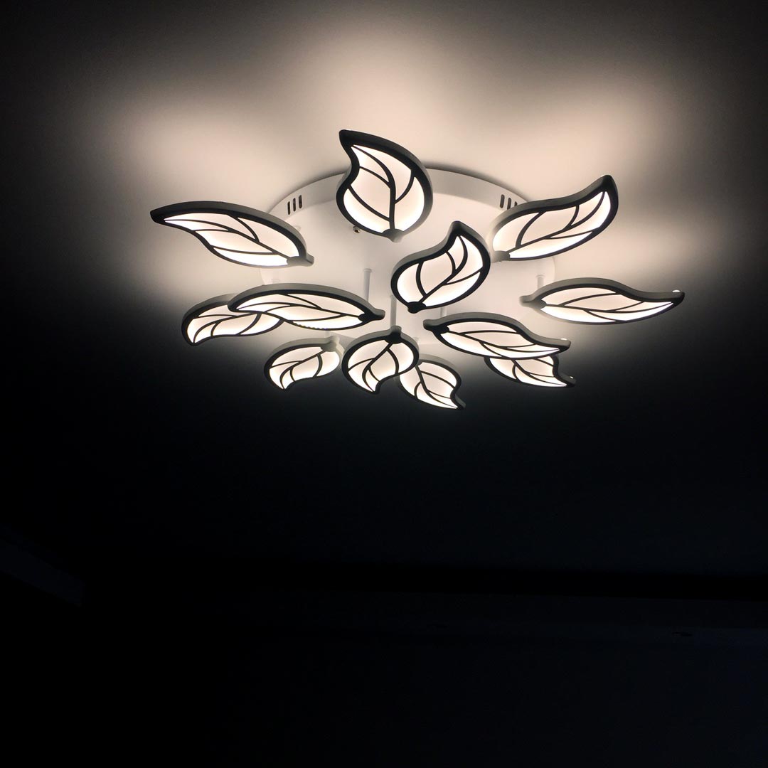 Đèn mâm LED ốp trần Chiếc Lá