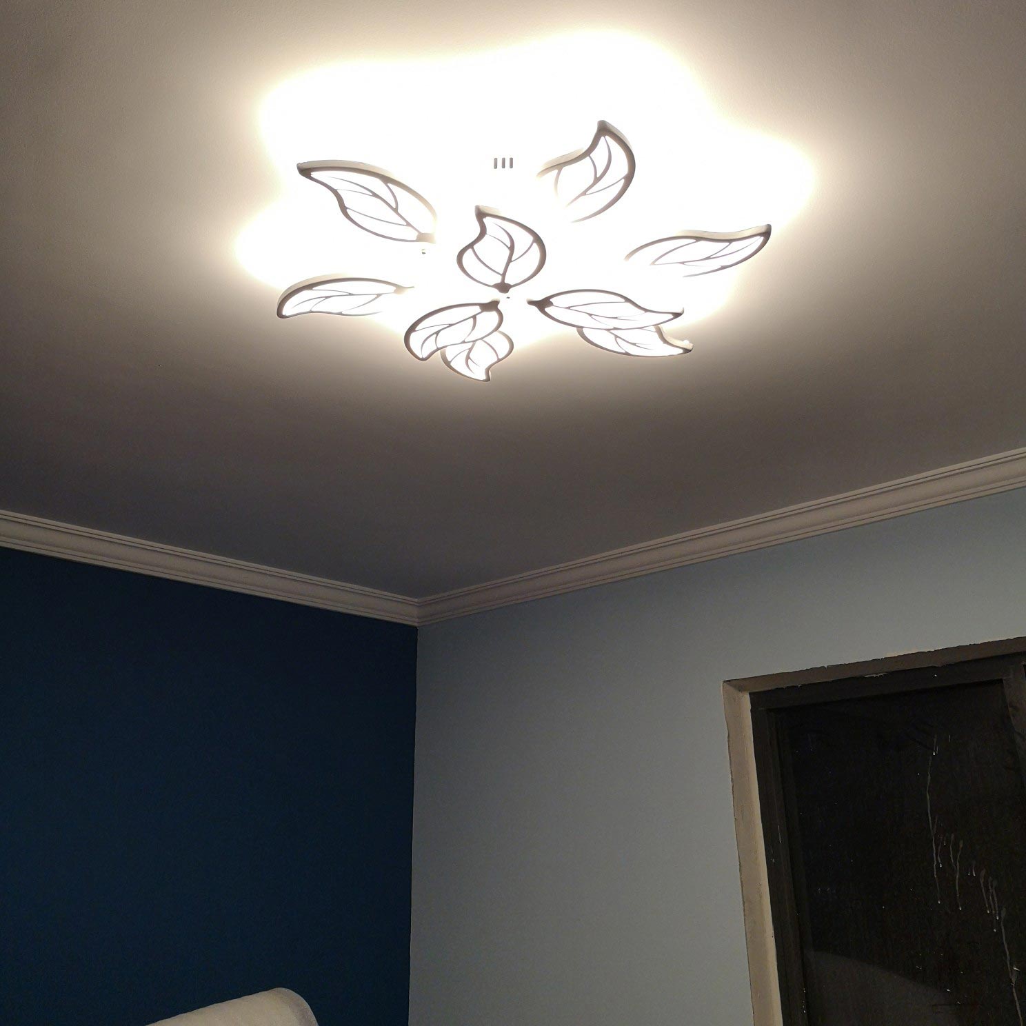 Đèn mâm LED ốp trần Chiếc Lá