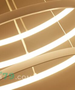 Đèn thả thanh ngang vàng đồng hiện đại trang trí bàn ăn L12274