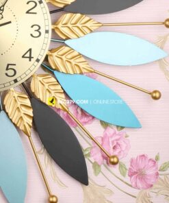 Đồng hồ trang trí gắn tường Lá cách điệu VIRGO VO-2003