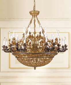 Đèn chùm đồng nến cao cấp