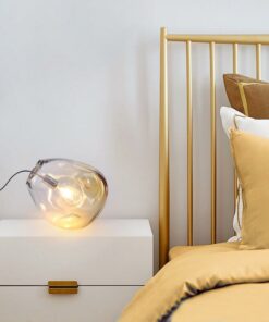 Đèn ngủ để bàn Qủa Cầu thủy tinh Venus LM0713 đẹp, giá rẻ, cao cấp