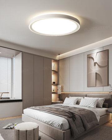 Đèn ốp trần phòng ngủ phong cách tối giản 67831