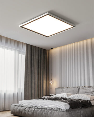 Đèn ốp trần phòng ngủ phong cách tối giản 67773