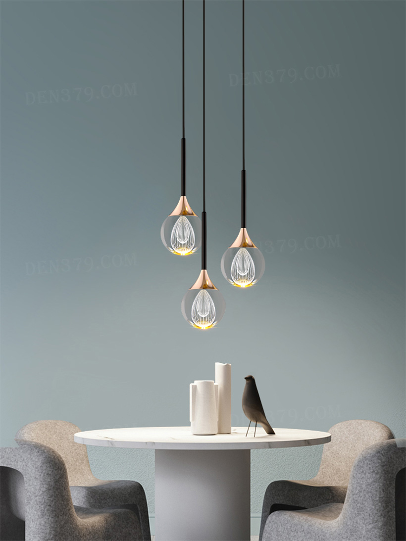 Đèn thả trang trí pha lê cao cấp 84138/3