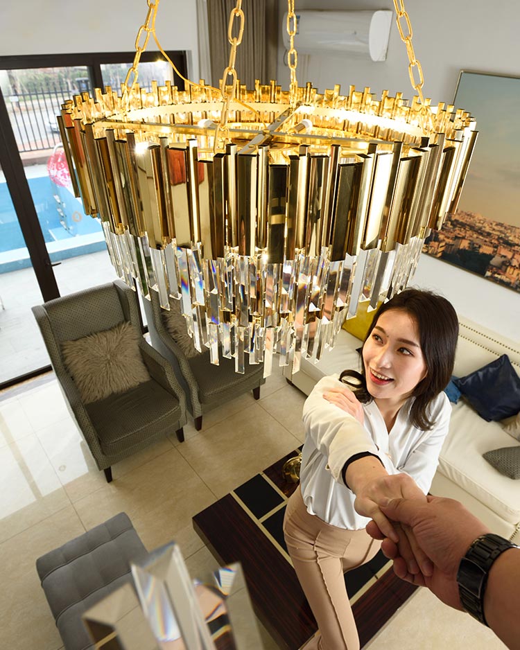 Đèn chùm pha lê hiện đại TL379