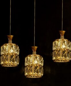 Đèn thả bàn ăn 3 bóng pha lê cao cấp KD73190