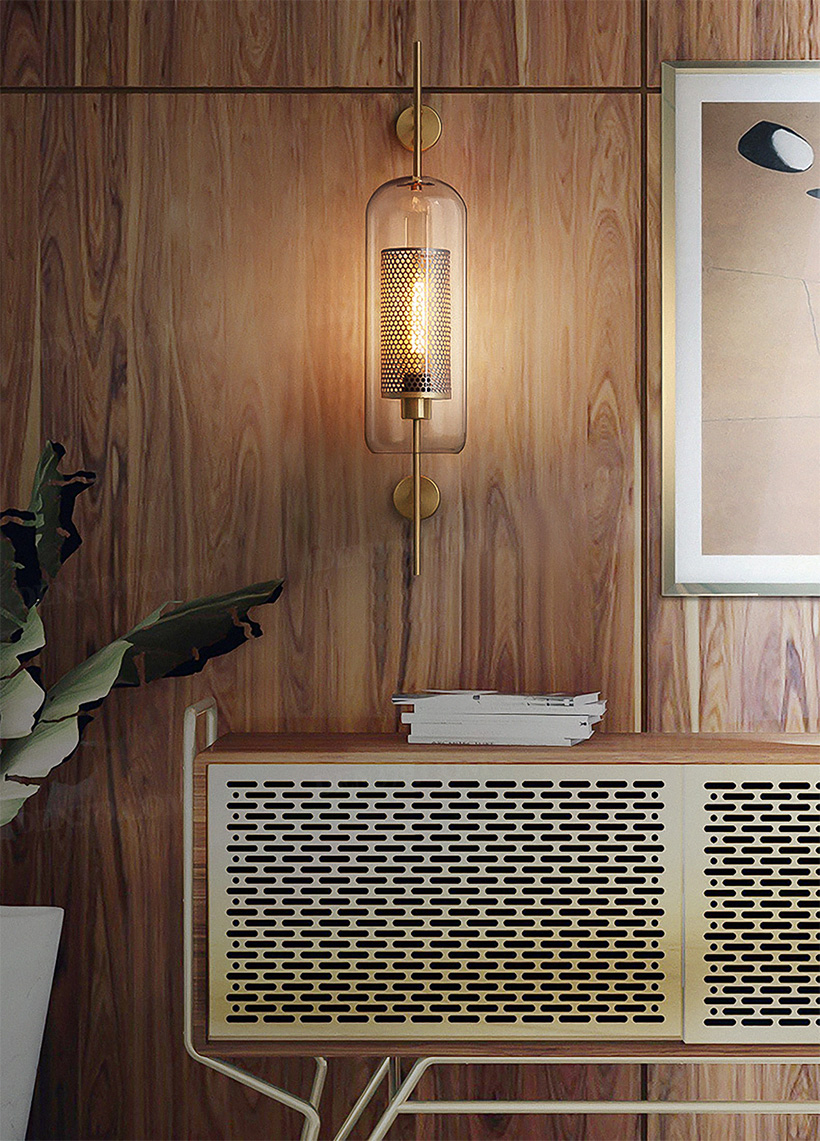 Đèn tường thủy tinh trang trí 65377