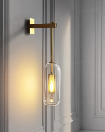 Đèn tường thủy tinh ống treo cao cấp