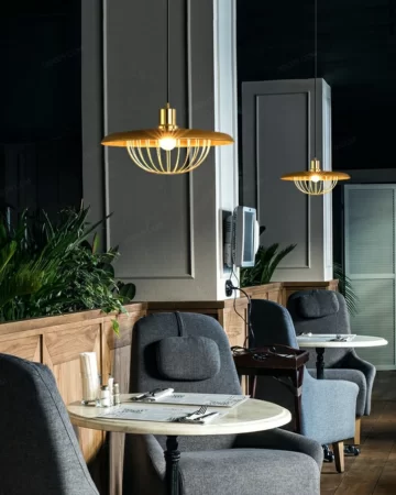 Đèn thả chụp hợp kim trang trí 41282