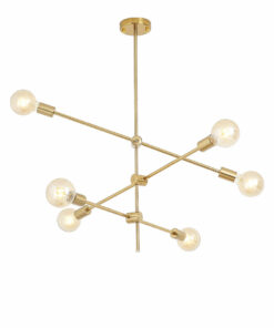 Đèn chùm hiện đại 6 bóng