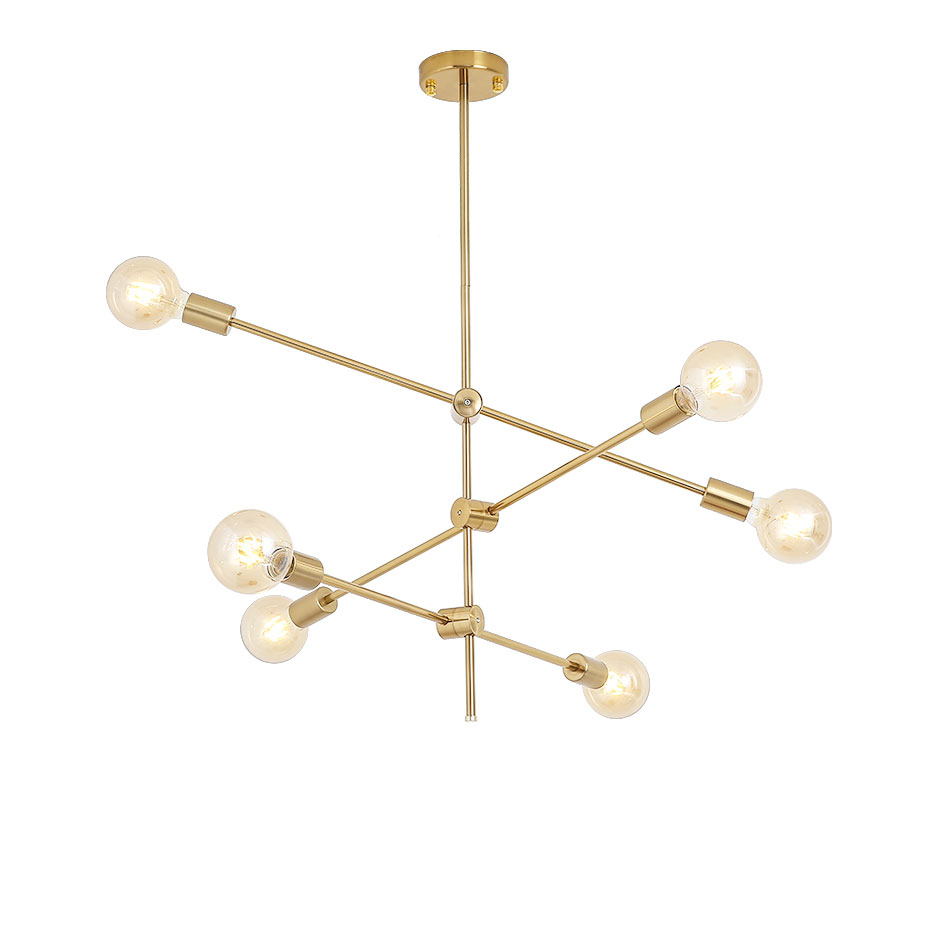 Đèn chùm hiện đại 6 bóng