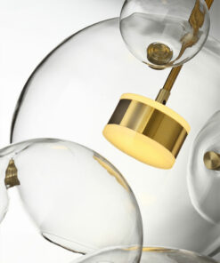 đèn thả trang trí hera thủy tinh