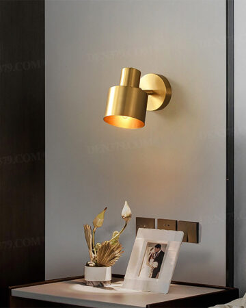 Đèn tường đọc sách phòng khách, phòng ngủ thân đồng cao cấp 65478