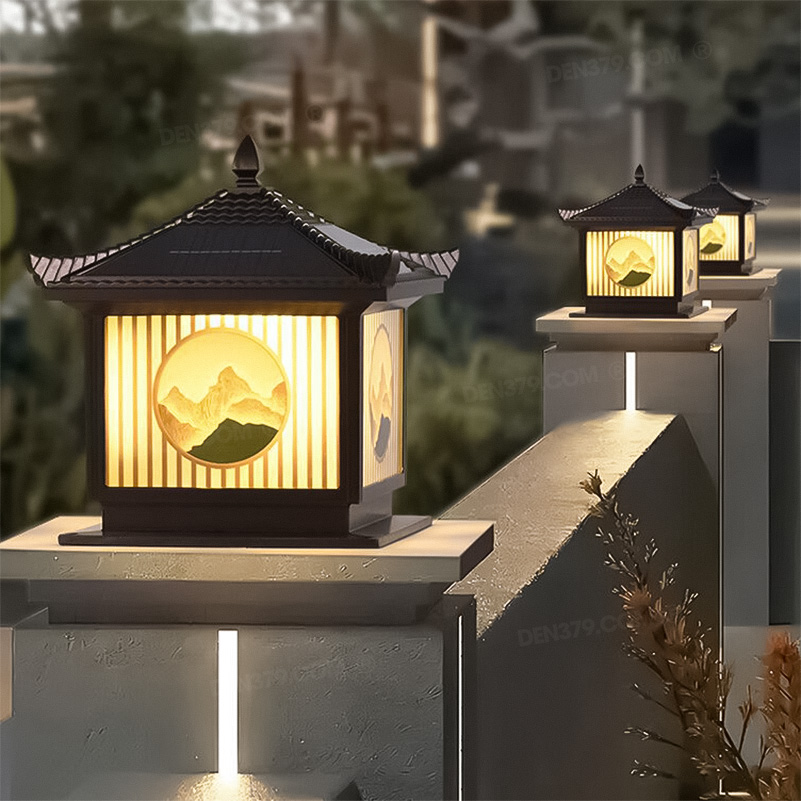 Đèn trụ trang trí năng lượng mặt trời LTSR207