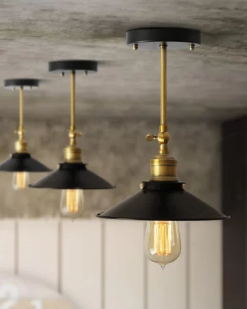 Đèn trần trang trí bán treo phong cách công nghiệp 41427