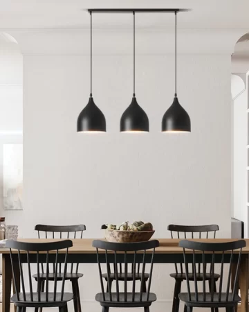 Bộ đèn thả 3 chiếc phong cách tối giản 41311