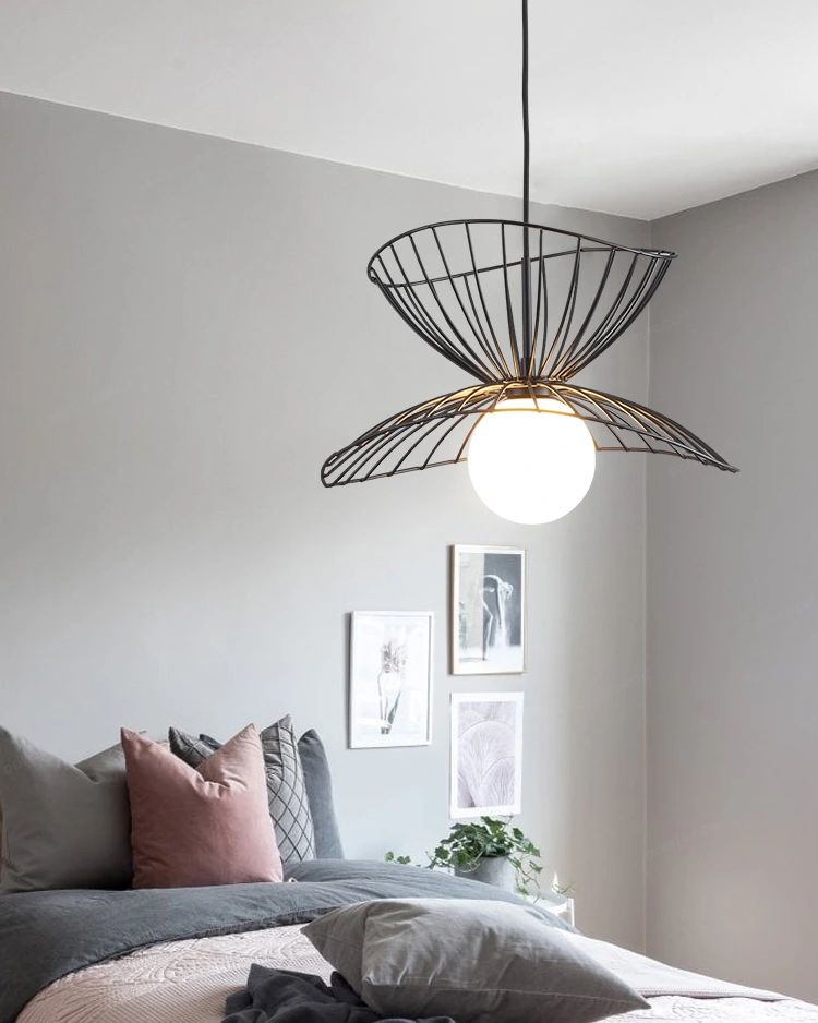 Đèn thả trang trí khung hợp sắt nghệ thuật P7921