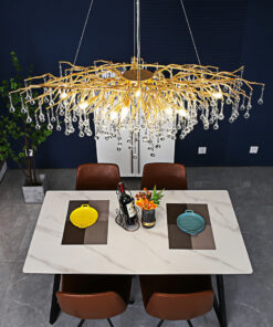 VIRGO V8004 | Đèn chùm giọt nước pha lê cao cấp