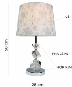 Đèn ngủ để bàn cao cấp, đèn để bàn trang trí phòng khách, đèn bàn hiện đại
