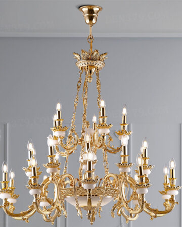 Đèn chùm đồng cao cấp 86475