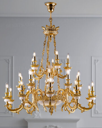 Đèn chùm đồng cao cấp 86855