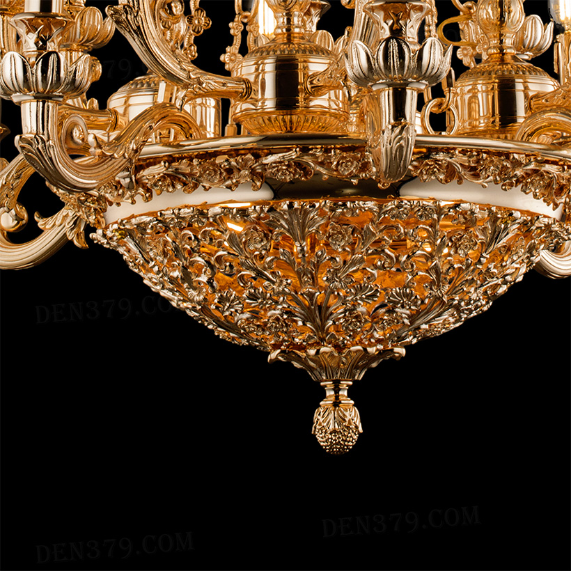 Đèn chùm đồng cao cấp 86883