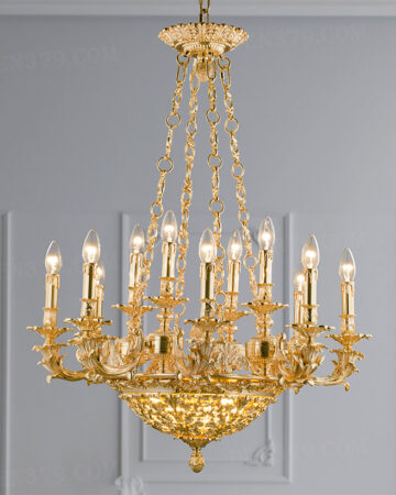 Đèn chùm đồng cao cấp 86893