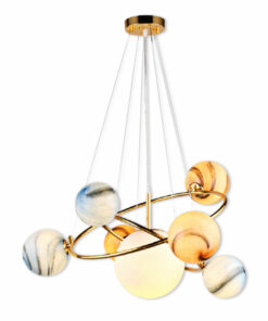 VIRGO V3420: Đèn thả trang Hành tinh 6 bóng