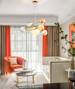 VIRGO V3420: Đèn thả trang Hành tinh 6 bóng