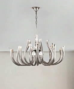 VIRGO V80081 | Đèn chùm thủy tinh khói cao cấp