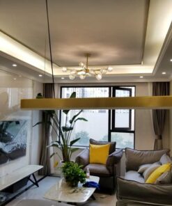 đèn chùm trang trí pha lê hiện đại