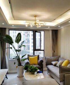 đèn chùm trang trí thủy tinh hiện đại