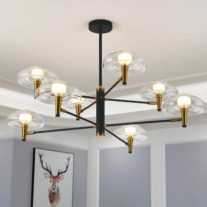 Đèn chùm Thủy tinh Hiện đại Sứa Biển (LT453)