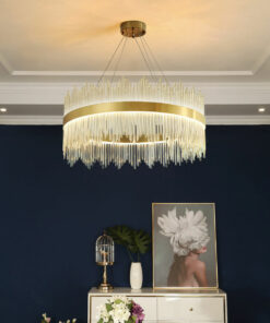 đèn chùm trang trí pha lê hiện đại